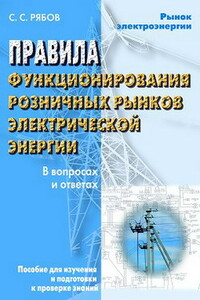 Правила функционирования розничных рынков электрической энергии в переходный период реформирования электроэнергетики в вопросах и ответах. Пособие для изучения и подготовки к проверке знаний - Сергей Сергеевич Рябов