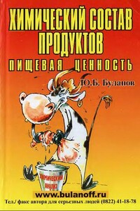 Химический состав продуктов. Пищевая ценность - Юрий Борисович Буланов