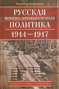 Русская военно-промышленная политика. 1914—1917. Государственные задачи и частные интересы. - Владимир Васильевич Поликарпов