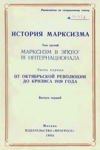 Марксизм в эпоху III Интернационала. Часть первая. От Октябрьской революции до кризиса 1929 года. Выпуск первый - Витторио Страда