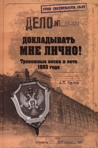 Докладывать мне лично! Тревожные весна и лето 1993 года - А П Орлов