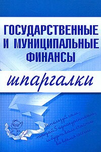 Государственные и муниципальные финансы - Мария Владимировна Новикова