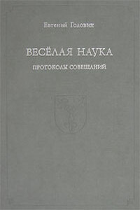 Веселая наука. Протоколы совещаний - Евгений Всеволодович Головин