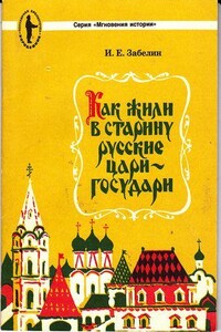 Как жили в старину русские цари-государи - Иван Егорович Забелин