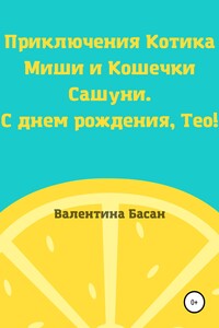 Приключения Котика Миши и Кошечки Сашуни. С днем рождения, Тео! - Валентина Басан