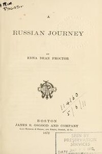 Путешествие в Россию в 1867 году - Эдна Адин Проктор