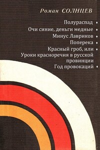 Полураспад. Очи синие, деньги медные. Минус Лавриков. Поперека. Красный гроб, или уроки красноречия в русской провинции. Год провокаций - Роман Харисович Солнцев